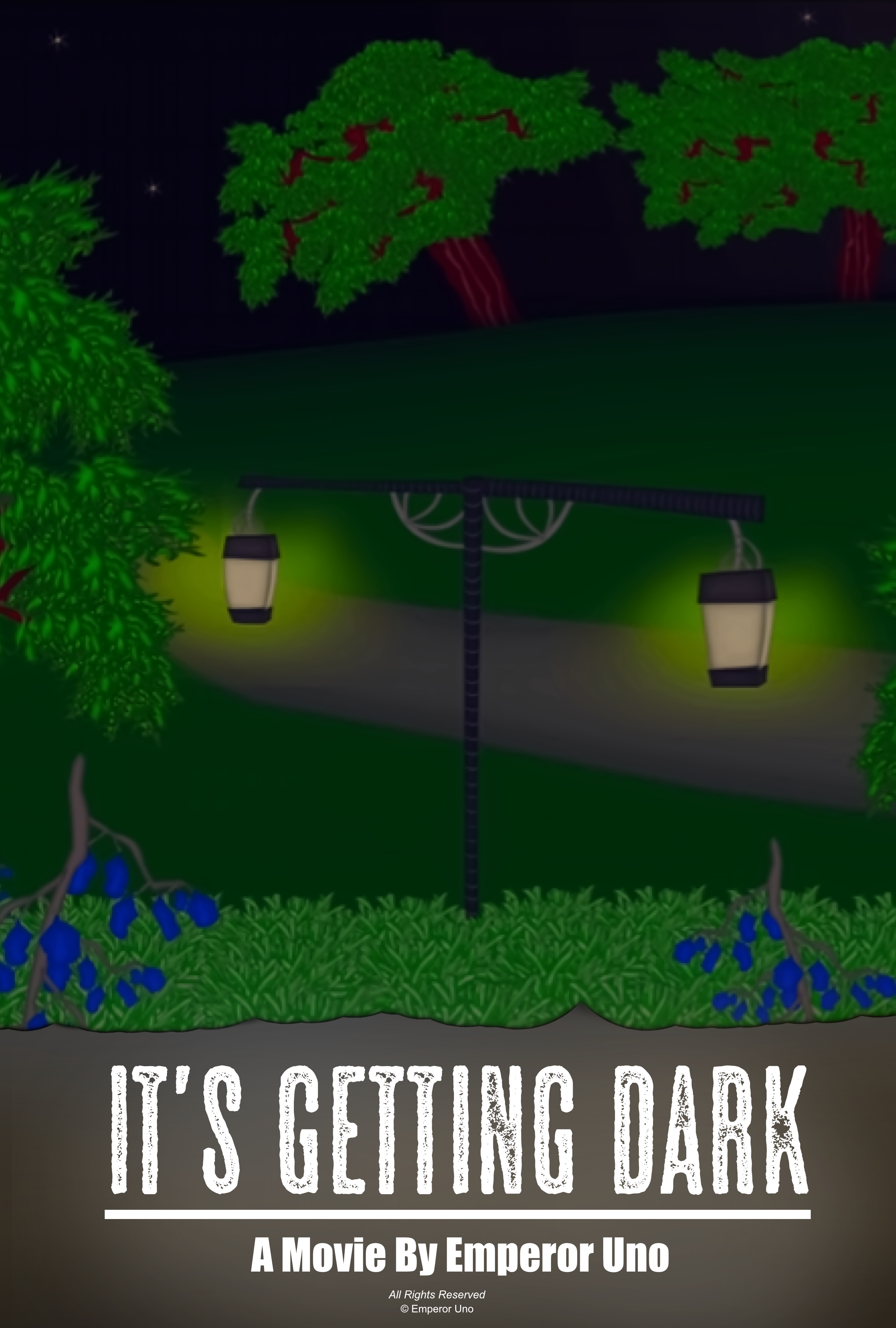 It's getting dark poster